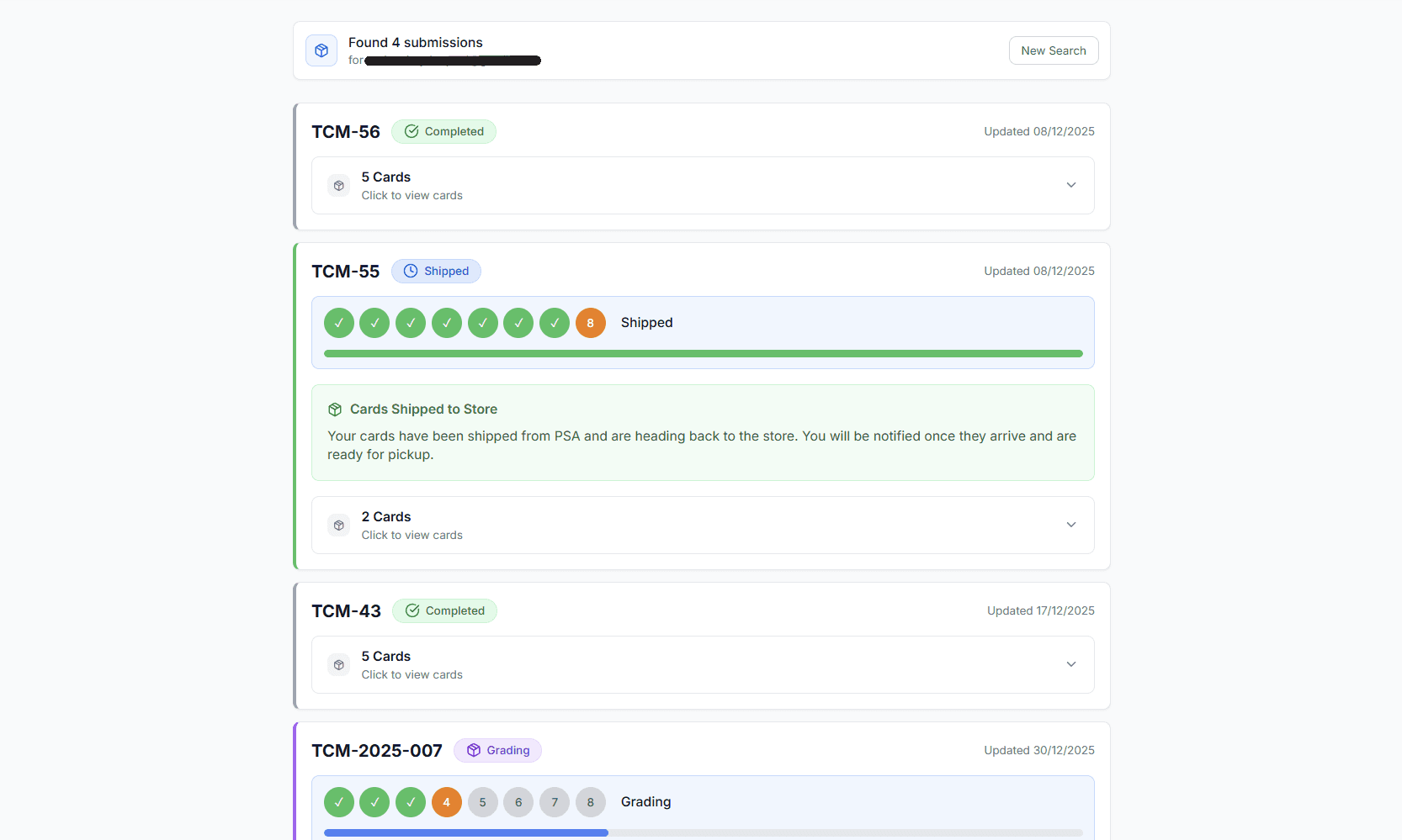 SlabTracker customer portal